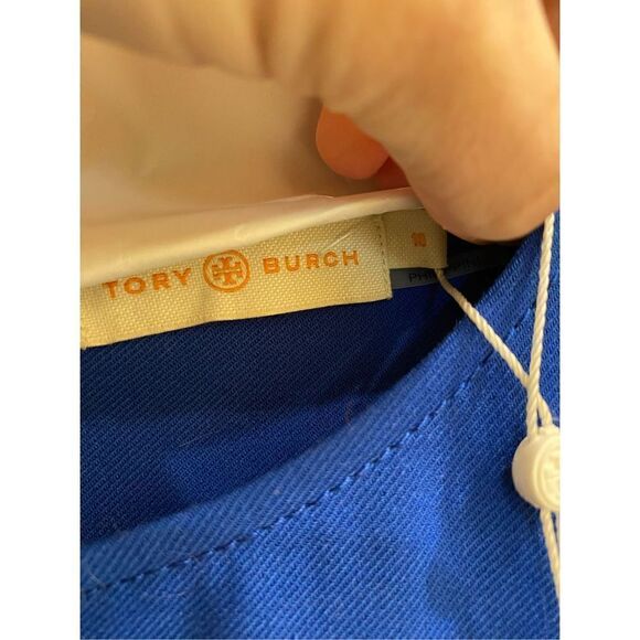 NWT Authentic TORY BURCH Jane Dress in Blue Dahlia Size 10 $428 ~ BRAND NEW - Picture 6 of 7